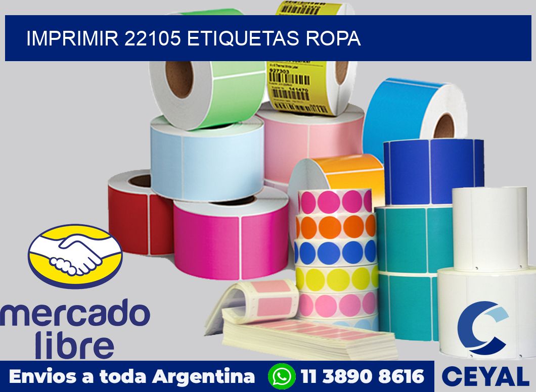 imprimir 22105 etiquetas ropa