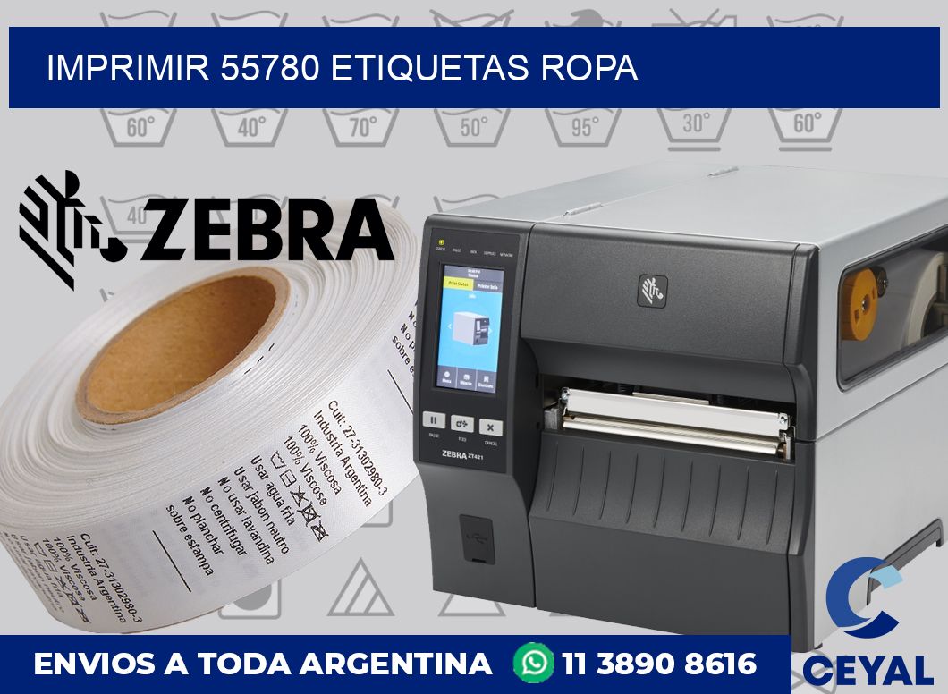 imprimir 55780 etiquetas ropa