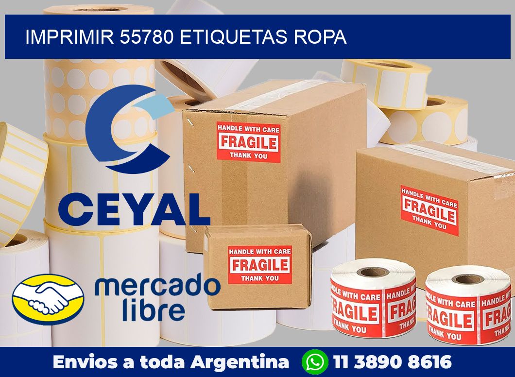 imprimir 55780 etiquetas ropa