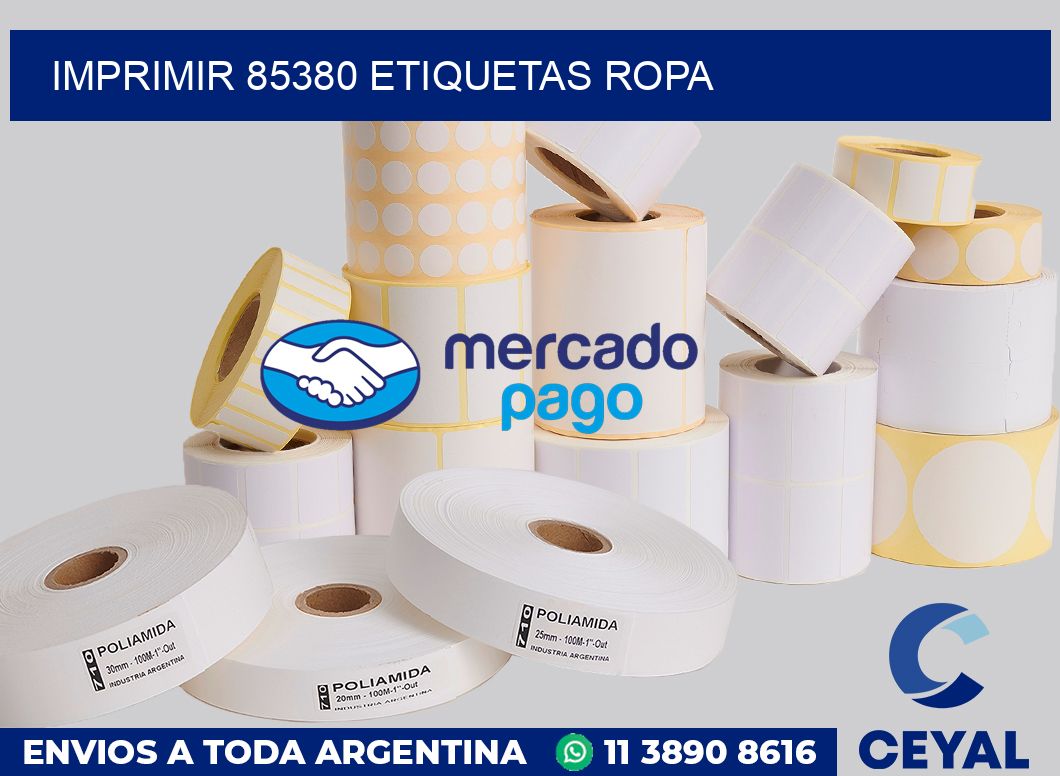 imprimir 85380 etiquetas ropa