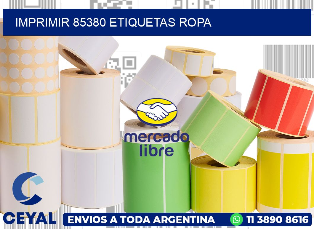 imprimir 85380 etiquetas ropa