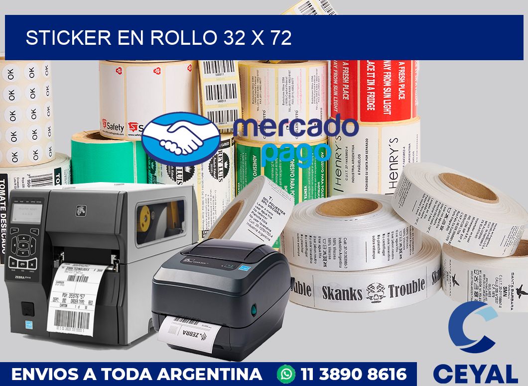 sticker en rollo 32 x 72