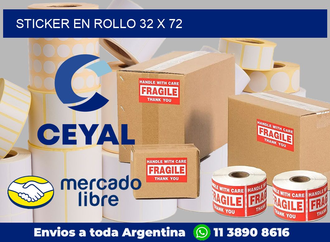 sticker en rollo 32 x 72