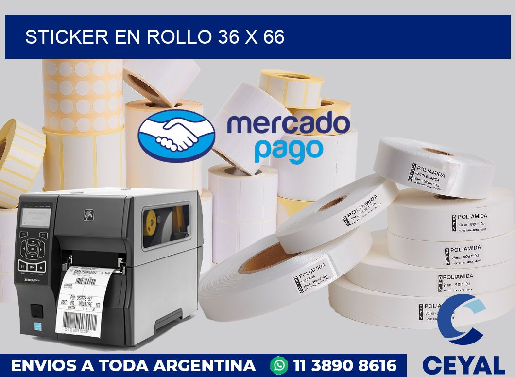 sticker en rollo 36 x 66