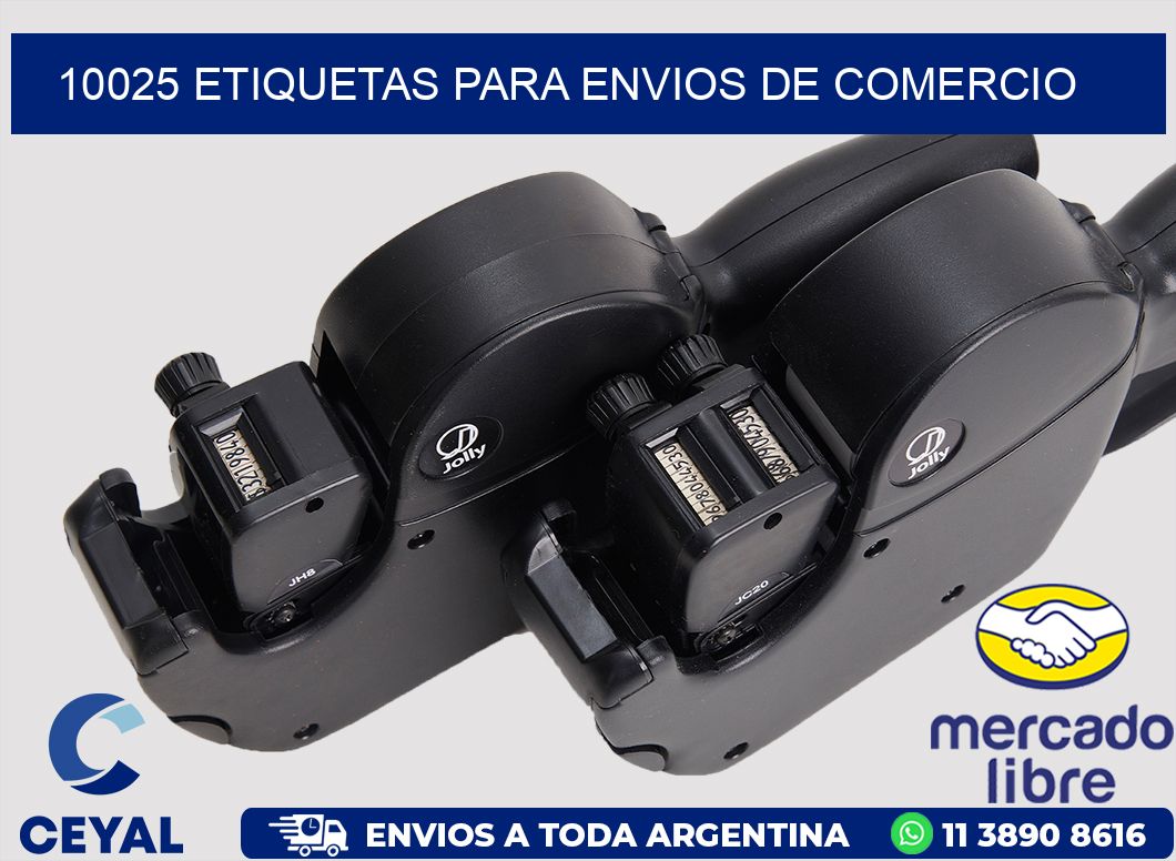 10025 ETIQUETAS PARA ENVIOS DE COMERCIO