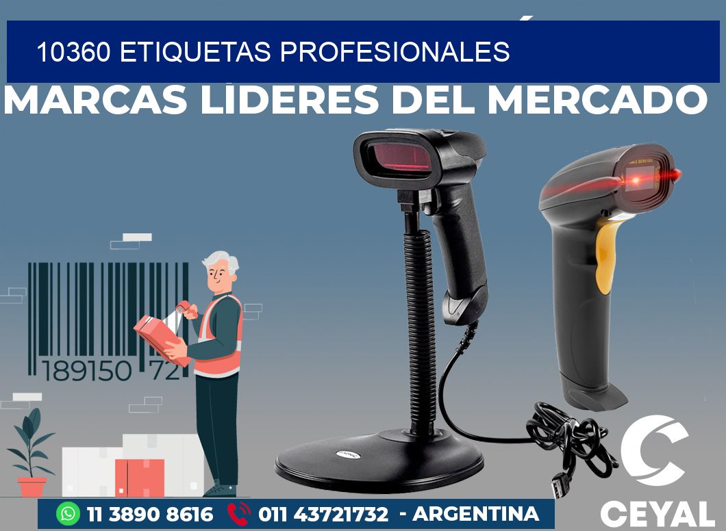 10360 ETIQUETAS PROFESIONALES