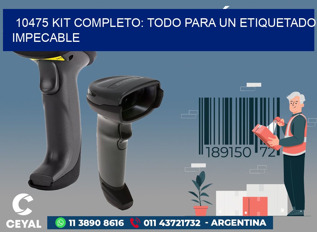 10475 KIT COMPLETO: TODO PARA UN ETIQUETADO IMPECABLE