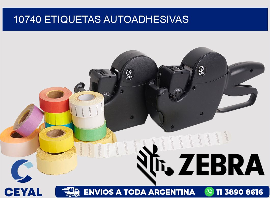 10740 ETIQUETAS AUTOADHESIVAS