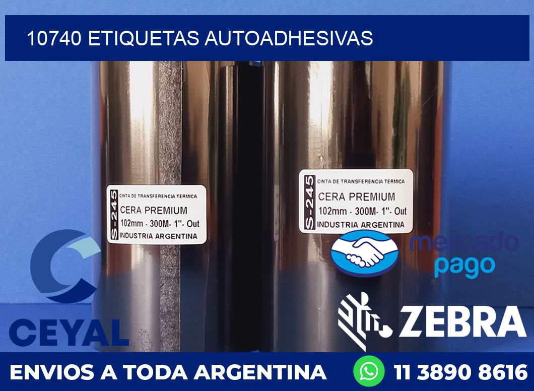 10740 ETIQUETAS AUTOADHESIVAS