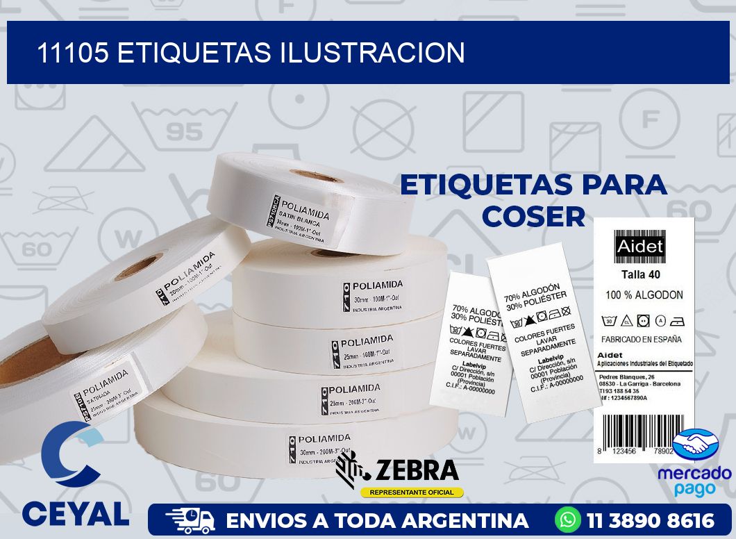 11105 ETIQUETAS ILUSTRACION
