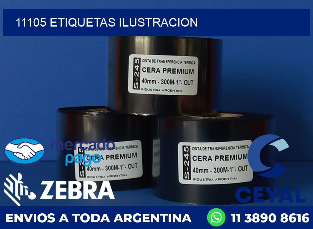 11105 ETIQUETAS ILUSTRACION