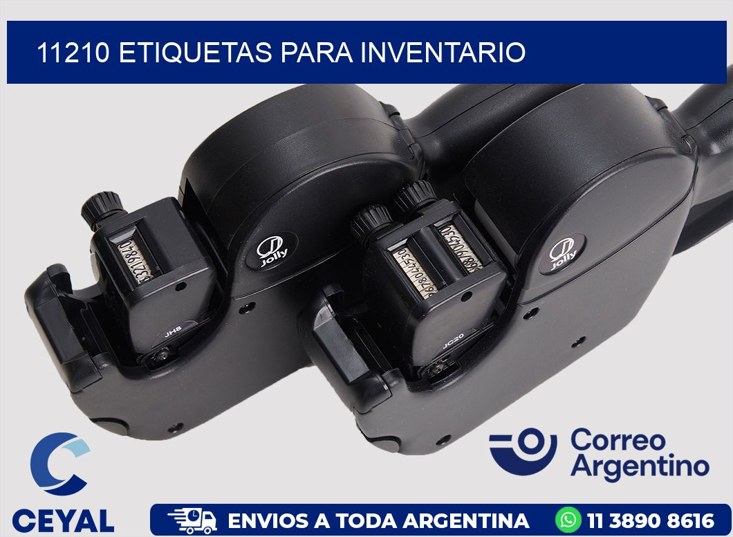 11210 ETIQUETAS PARA INVENTARIO
