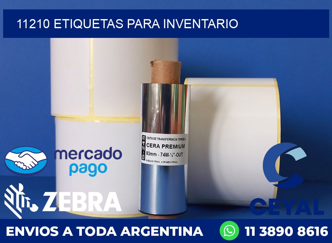 11210 ETIQUETAS PARA INVENTARIO