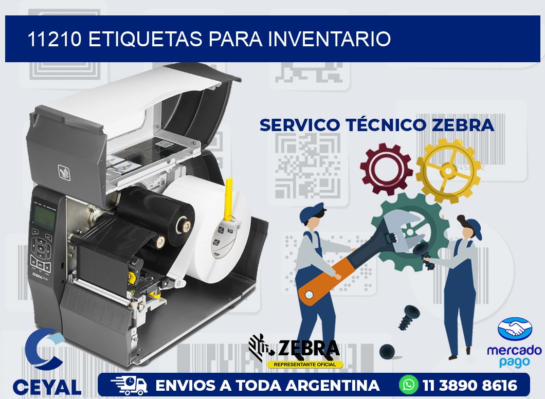 11210 ETIQUETAS PARA INVENTARIO
