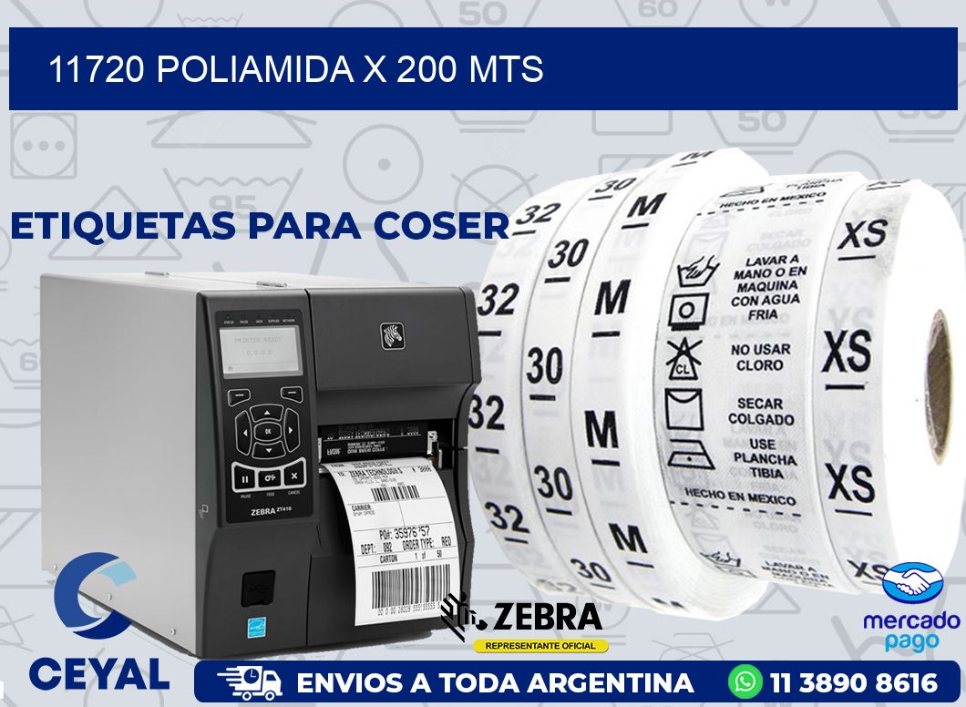 11720 POLIAMIDA X 200 MTS