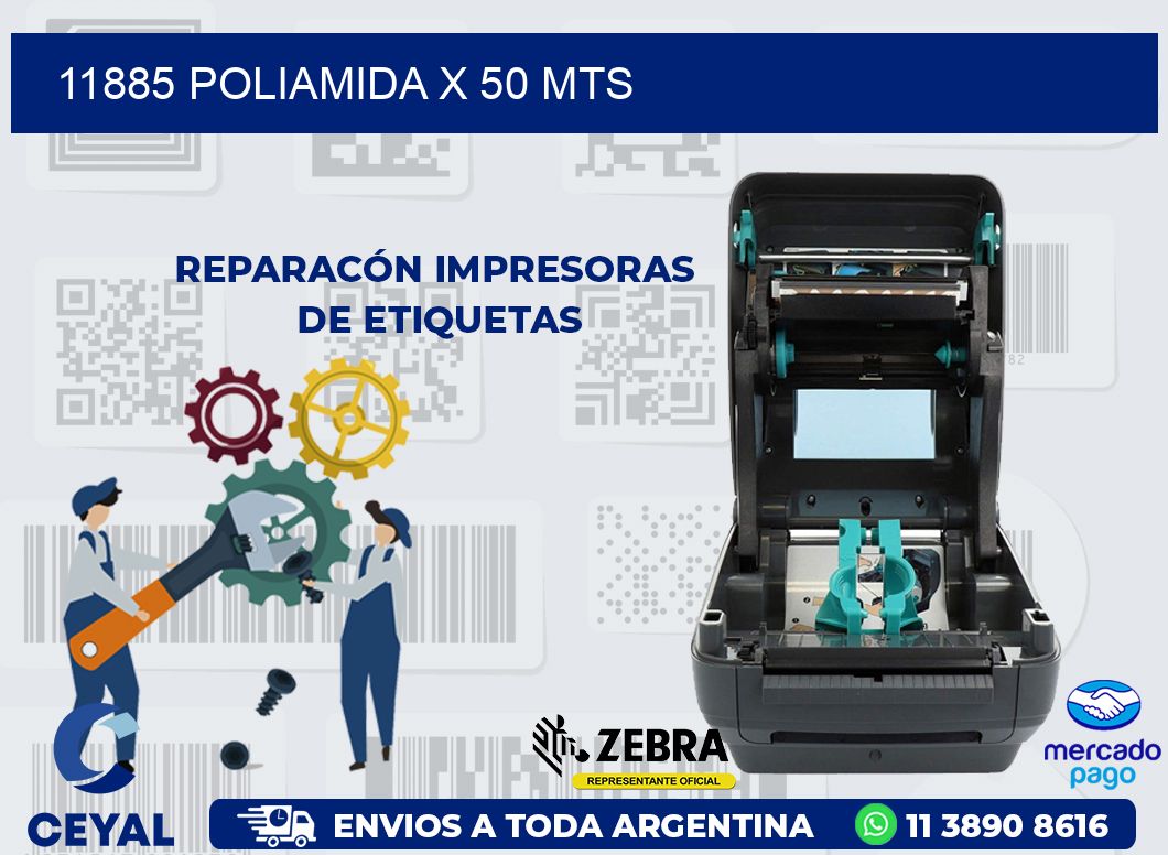 11885 POLIAMIDA X 50 MTS