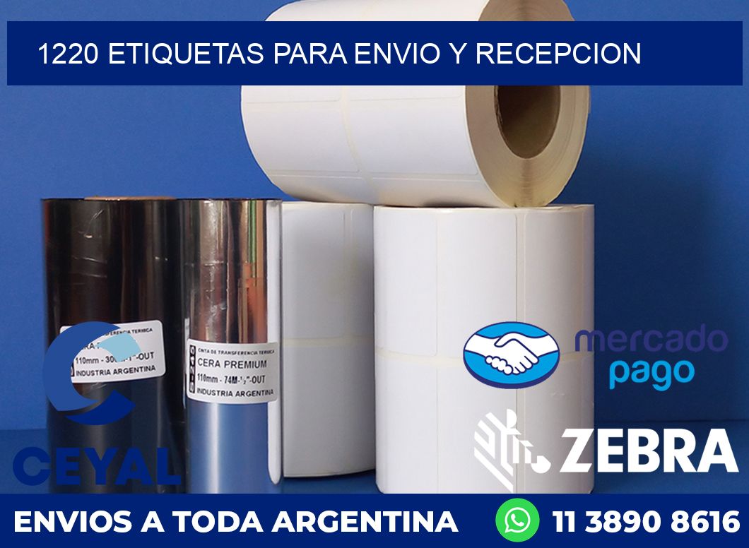 1220 ETIQUETAS PARA ENVIO Y RECEPCION