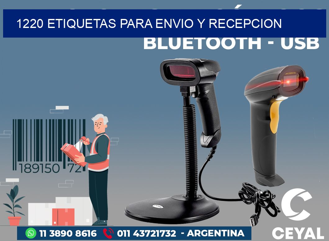 1220 ETIQUETAS PARA ENVIO Y RECEPCION