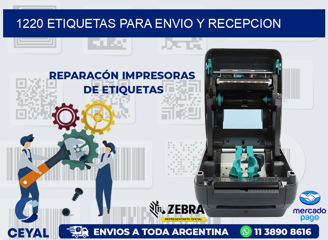 1220 ETIQUETAS PARA ENVIO Y RECEPCION