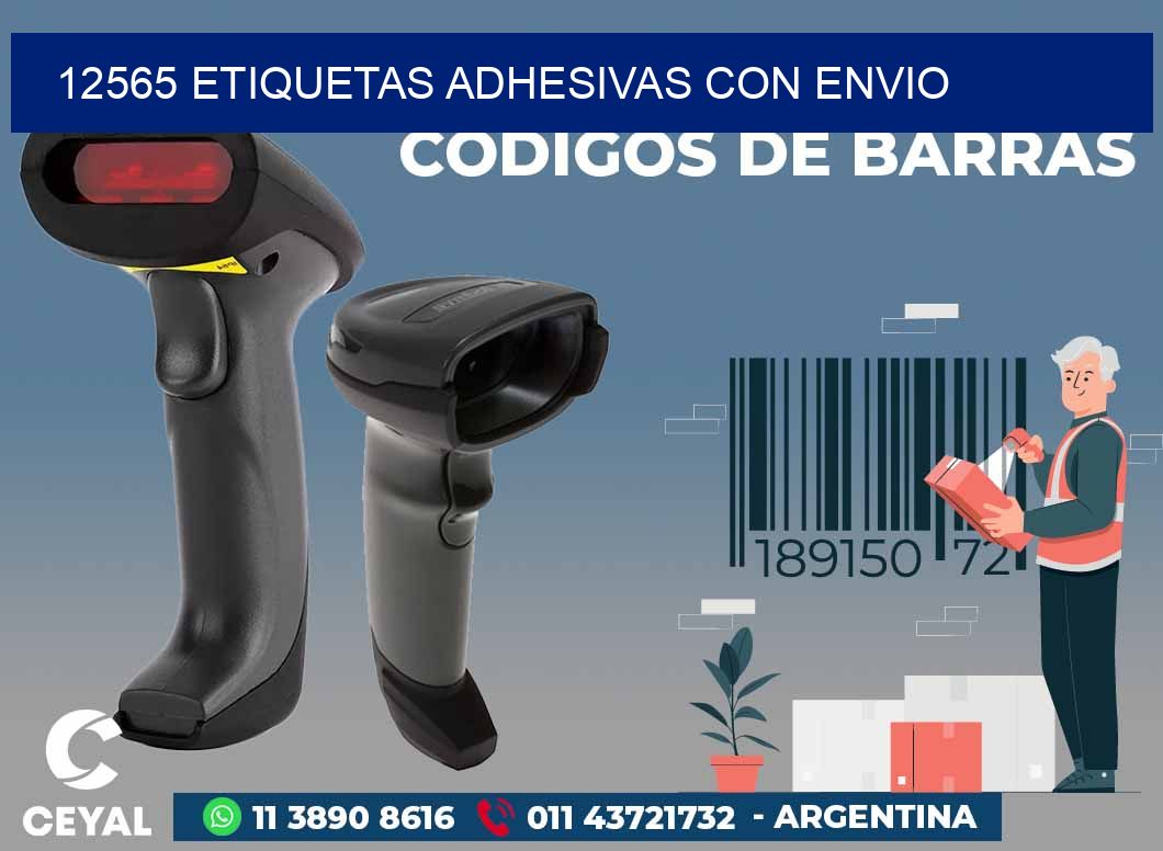 12565 ETIQUETAS ADHESIVAS CON ENVIO