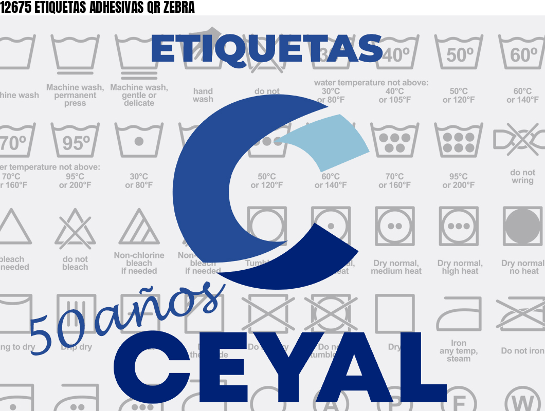 12675 ETIQUETAS ADHESIVAS QR ZEBRA