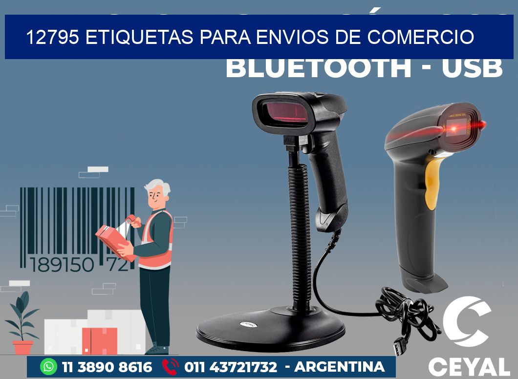 12795 ETIQUETAS PARA ENVIOS DE COMERCIO