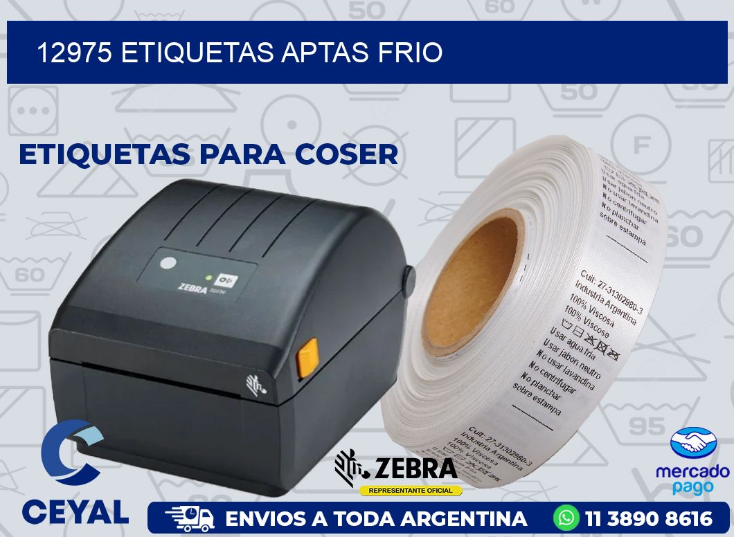 12975 ETIQUETAS APTAS FRIO