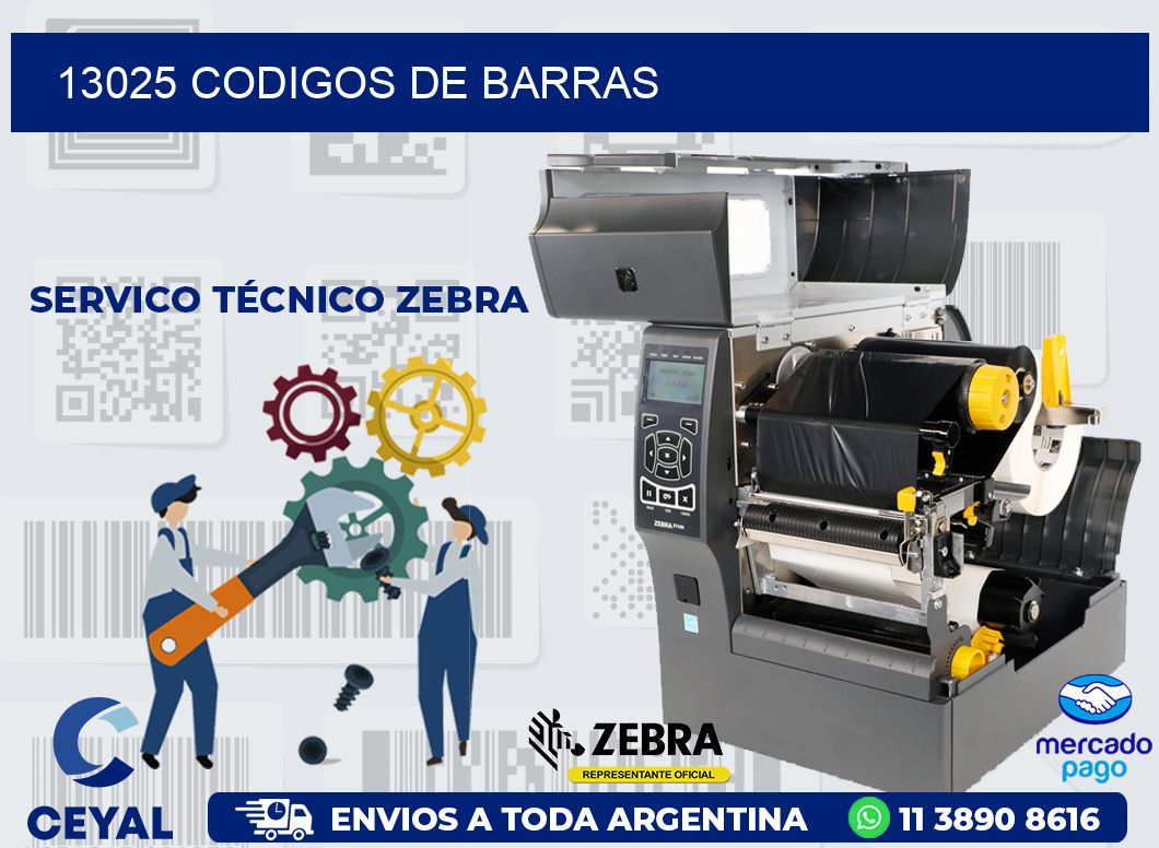 13025 CODIGOS DE BARRAS