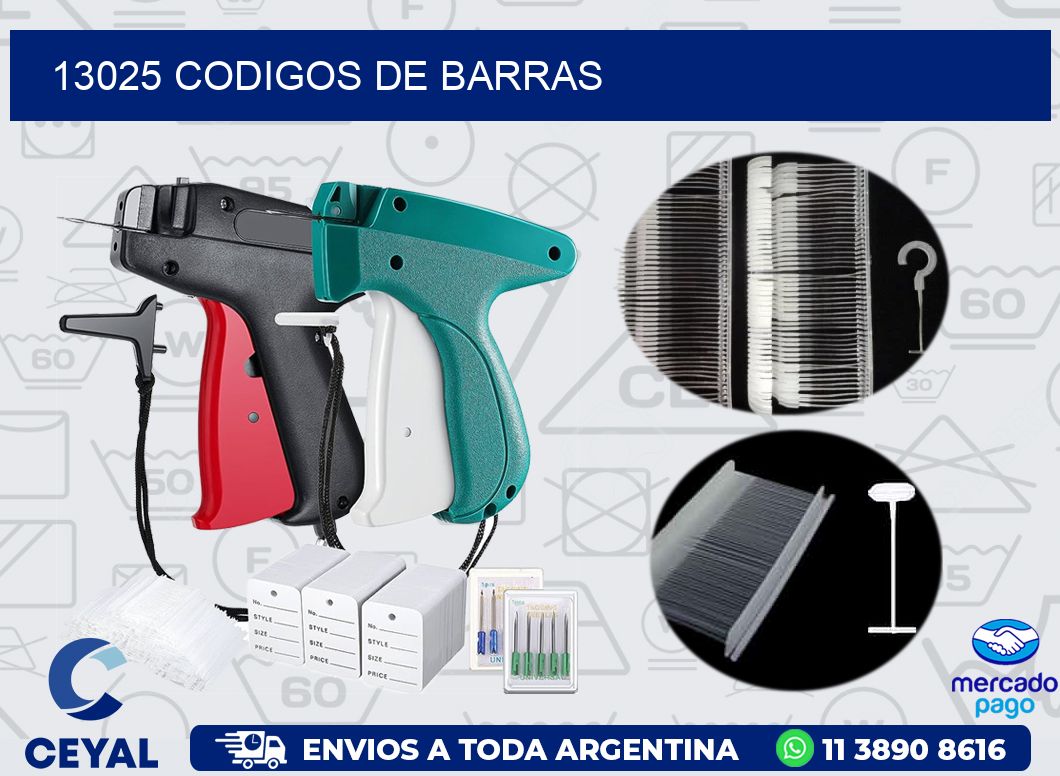 13025 CODIGOS DE BARRAS