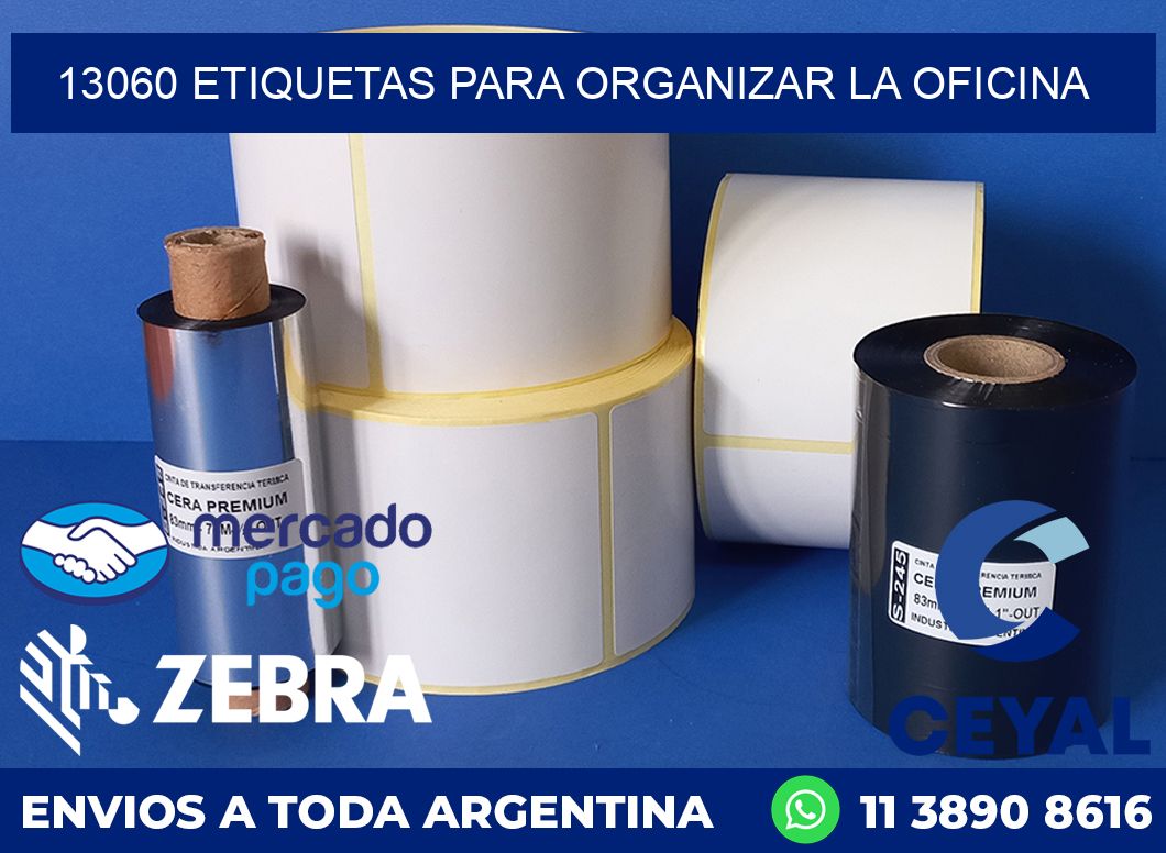13060 ETIQUETAS PARA ORGANIZAR LA OFICINA