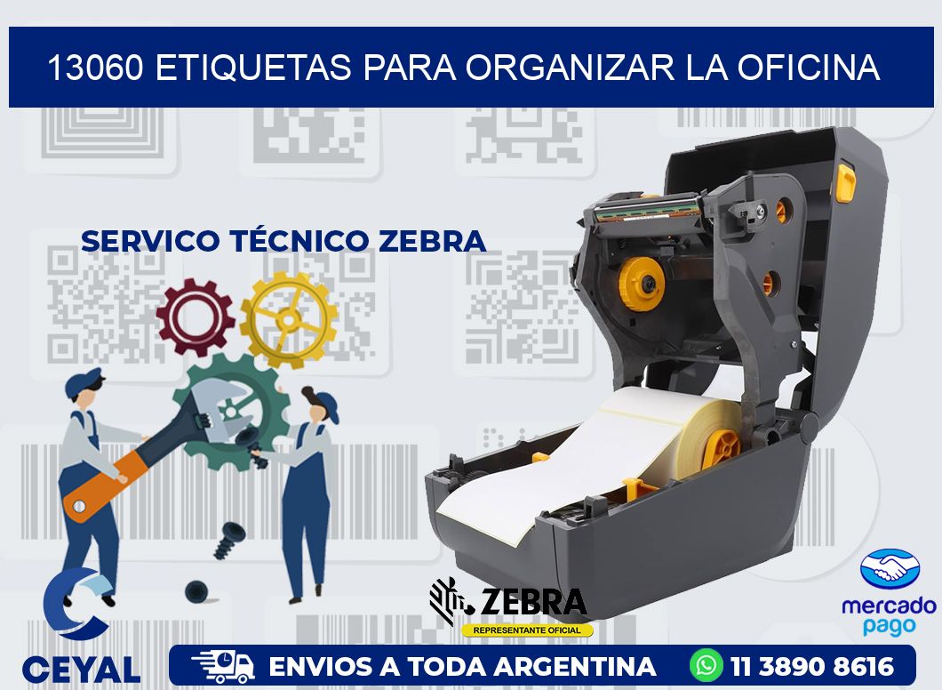 13060 ETIQUETAS PARA ORGANIZAR LA OFICINA