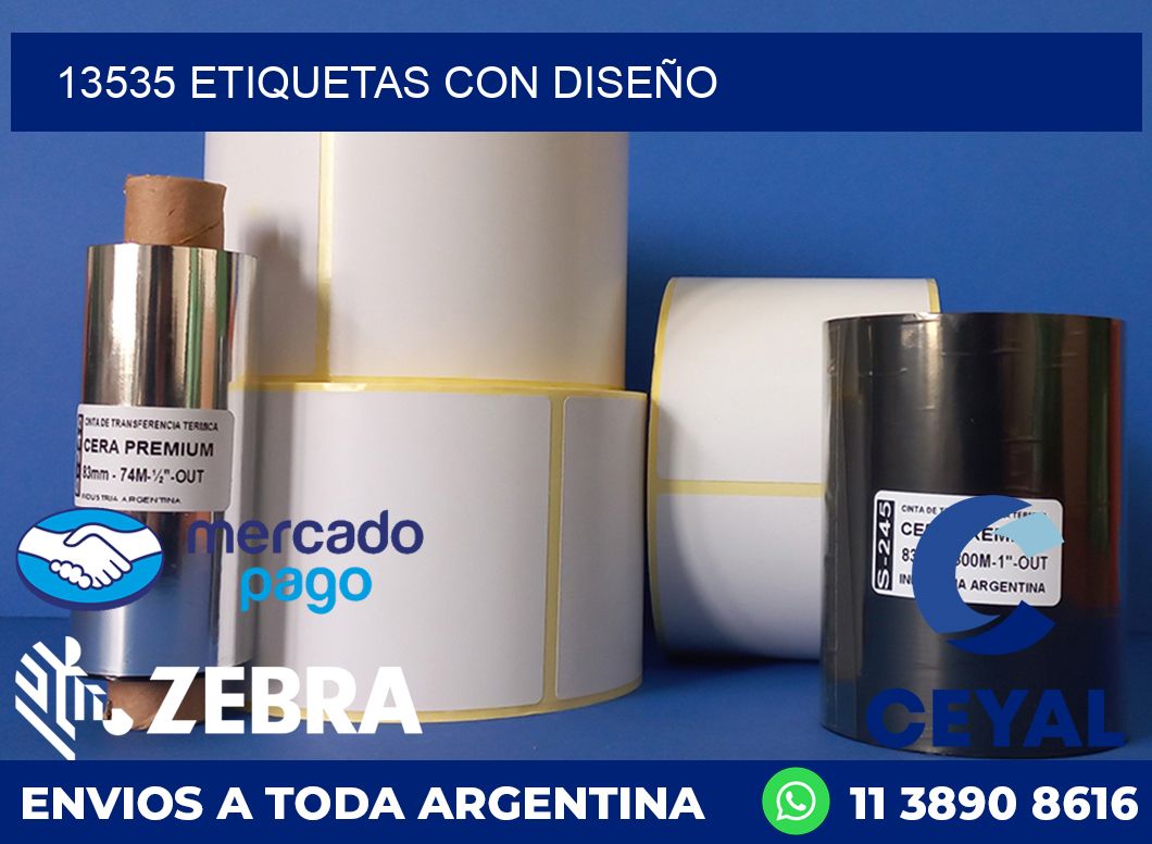 13535 ETIQUETAS CON DISEÑO