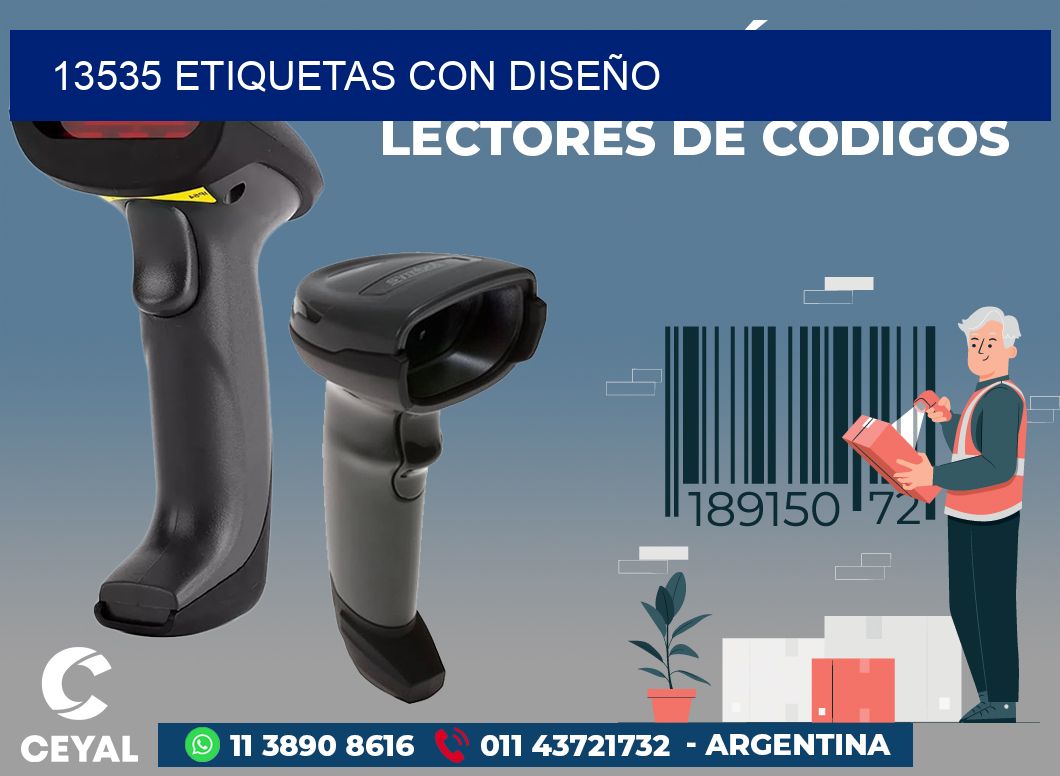 13535 ETIQUETAS CON DISEÑO