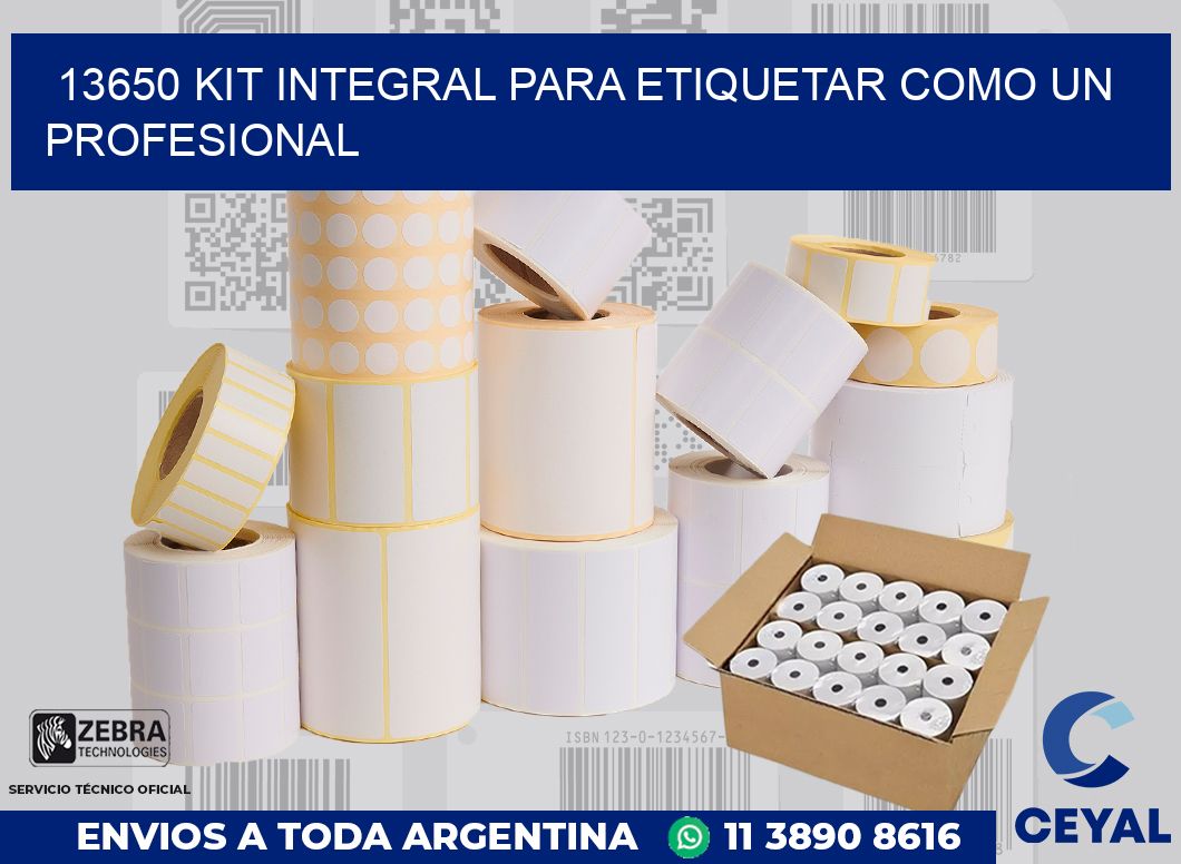 13650 KIT INTEGRAL PARA ETIQUETAR COMO UN PROFESIONAL
