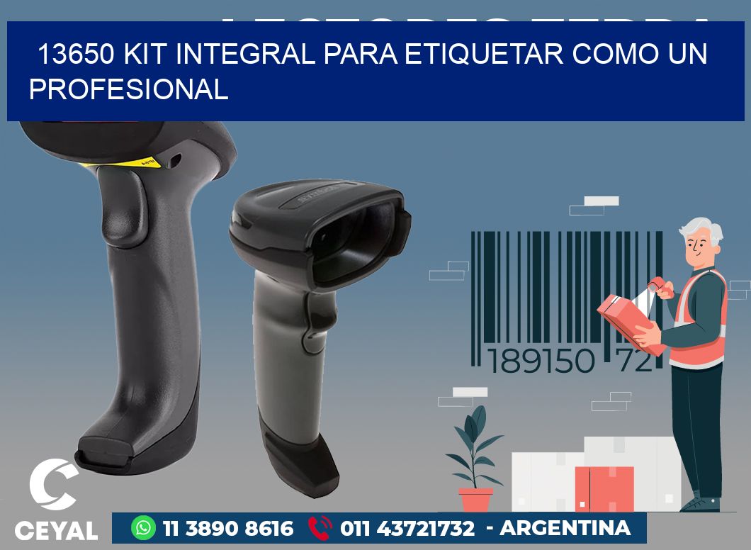 13650 KIT INTEGRAL PARA ETIQUETAR COMO UN PROFESIONAL