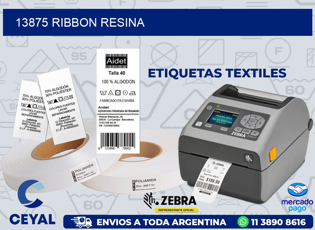 13875 RIBBON RESINA