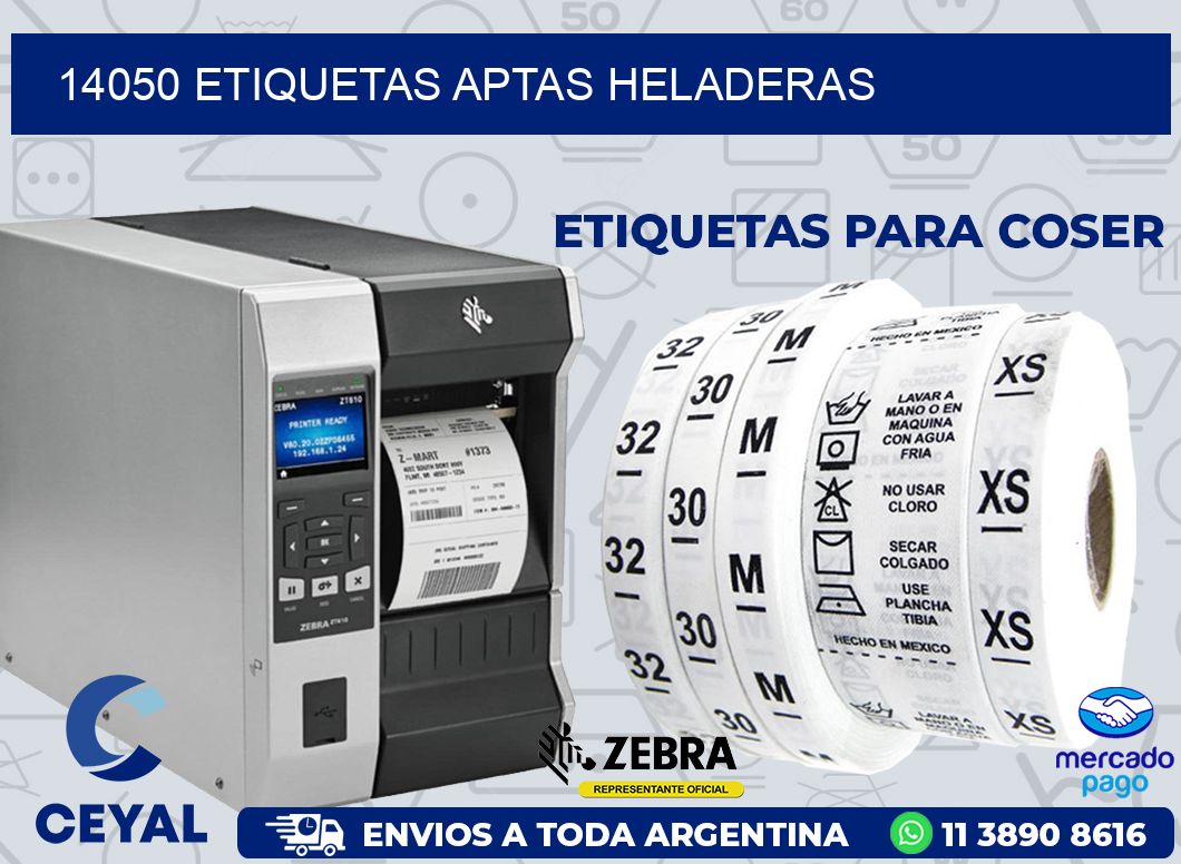 14050 ETIQUETAS APTAS HELADERAS