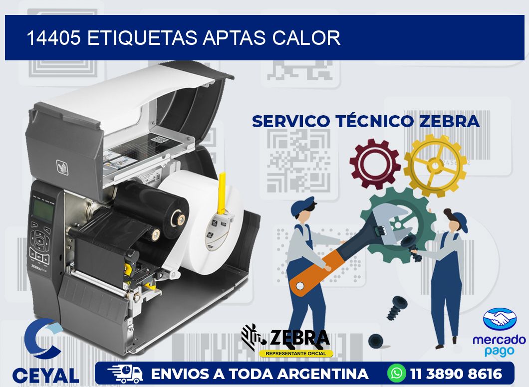 14405 ETIQUETAS APTAS CALOR