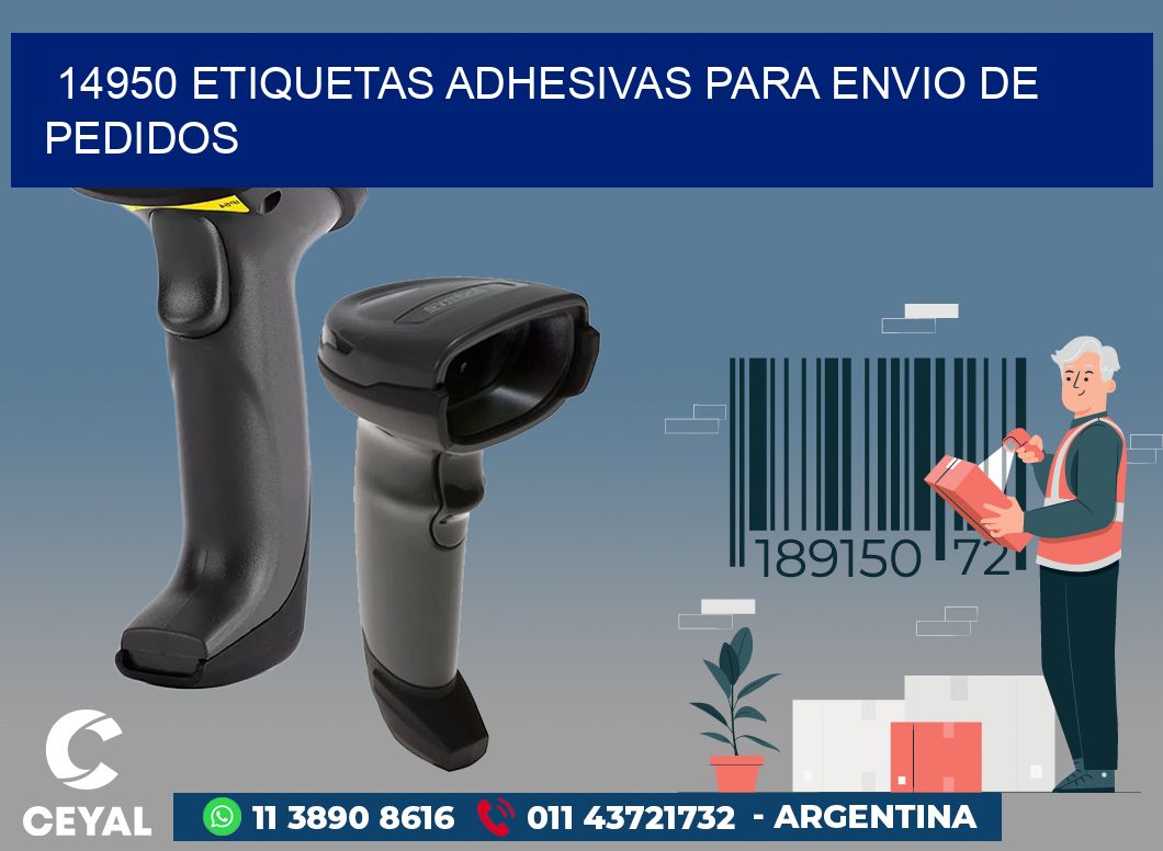 14950 ETIQUETAS ADHESIVAS PARA ENVIO DE PEDIDOS