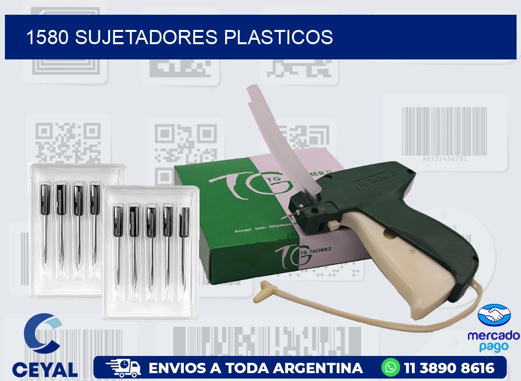 1580 SUJETADORES PLASTICOS