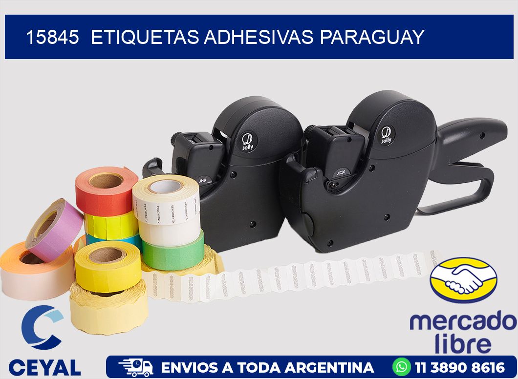 15845  ETIQUETAS ADHESIVAS PARAGUAY
