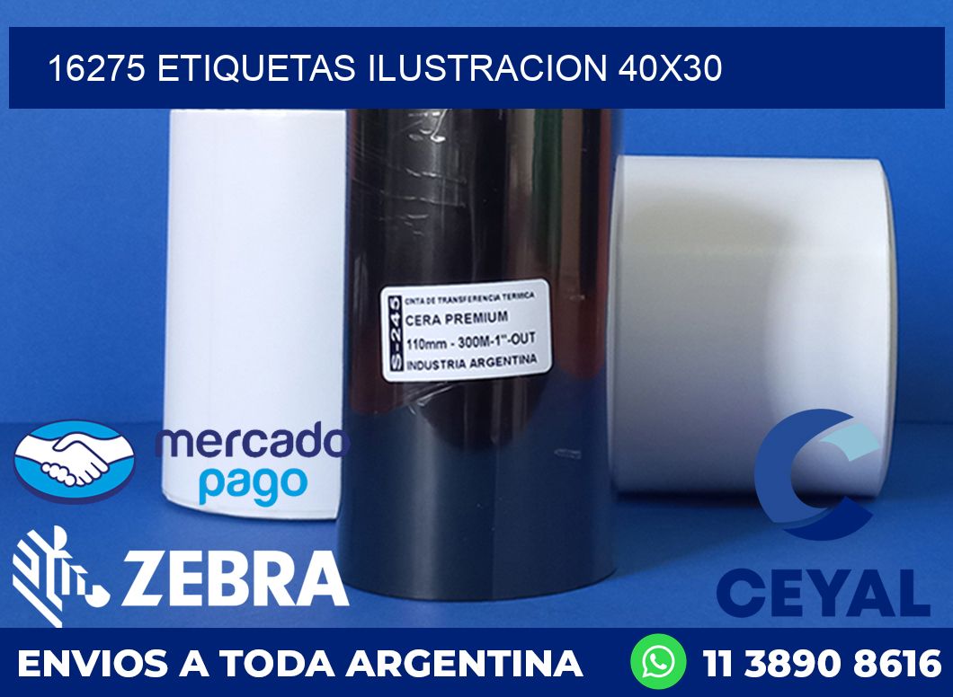 16275 ETIQUETAS ILUSTRACION 40X30