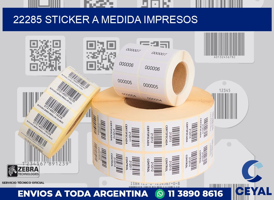 22285 STICKER A MEDIDA IMPRESOS
