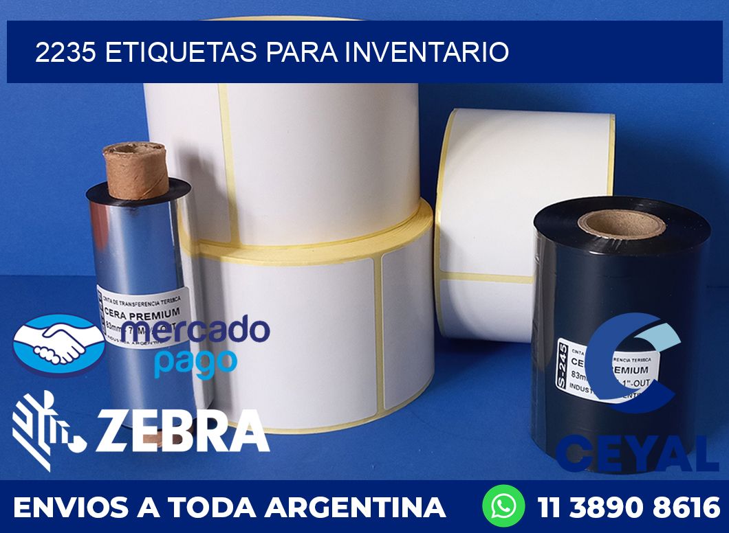 2235 ETIQUETAS PARA INVENTARIO