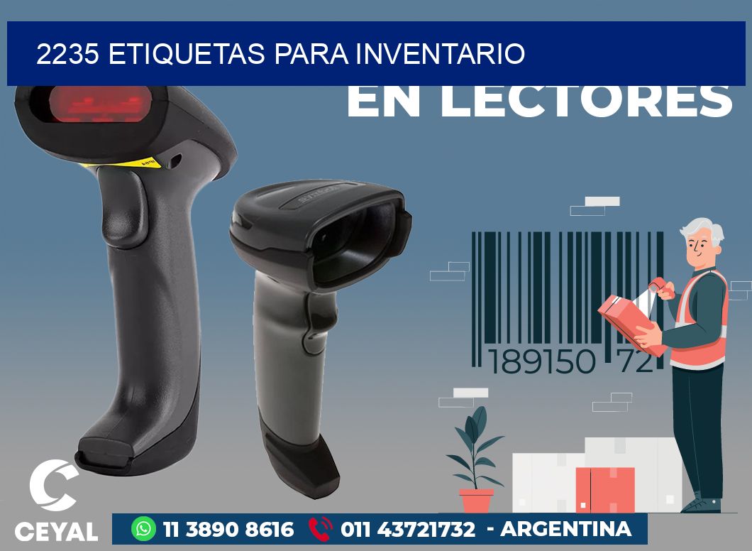 2235 ETIQUETAS PARA INVENTARIO