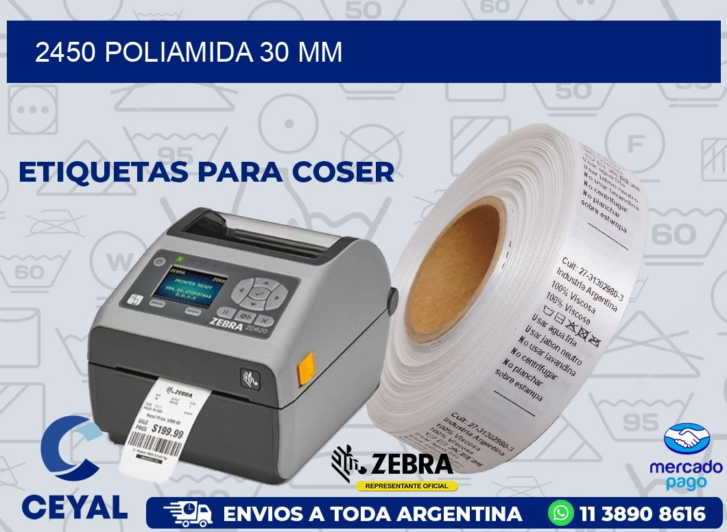 2450 POLIAMIDA 30 MM