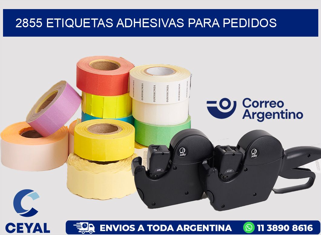 2855 ETIQUETAS ADHESIVAS PARA PEDIDOS