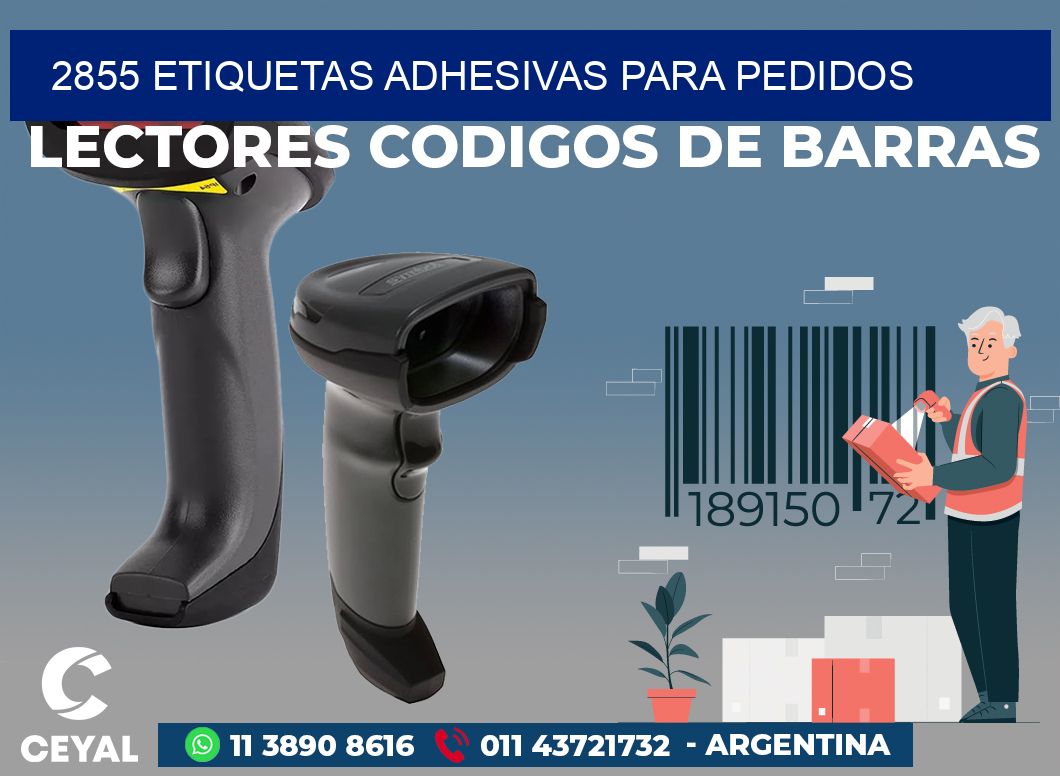 2855 ETIQUETAS ADHESIVAS PARA PEDIDOS