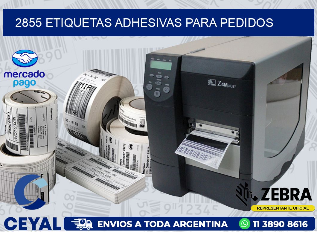 2855 ETIQUETAS ADHESIVAS PARA PEDIDOS