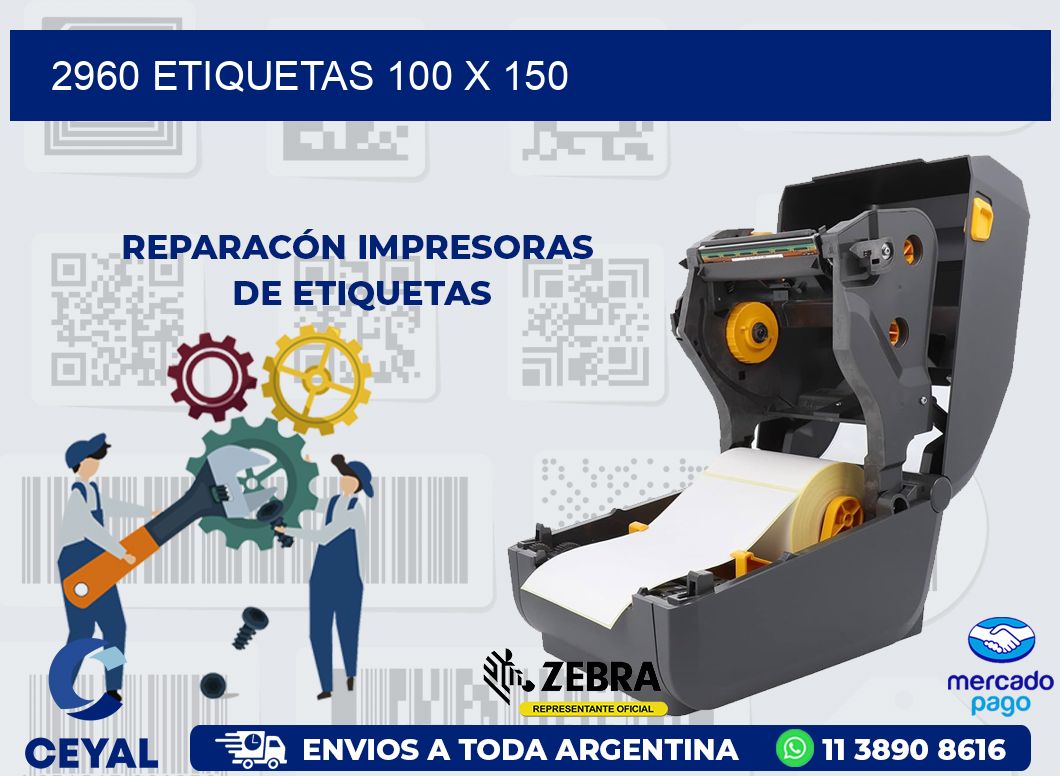 2960 ETIQUETAS 100 X 150